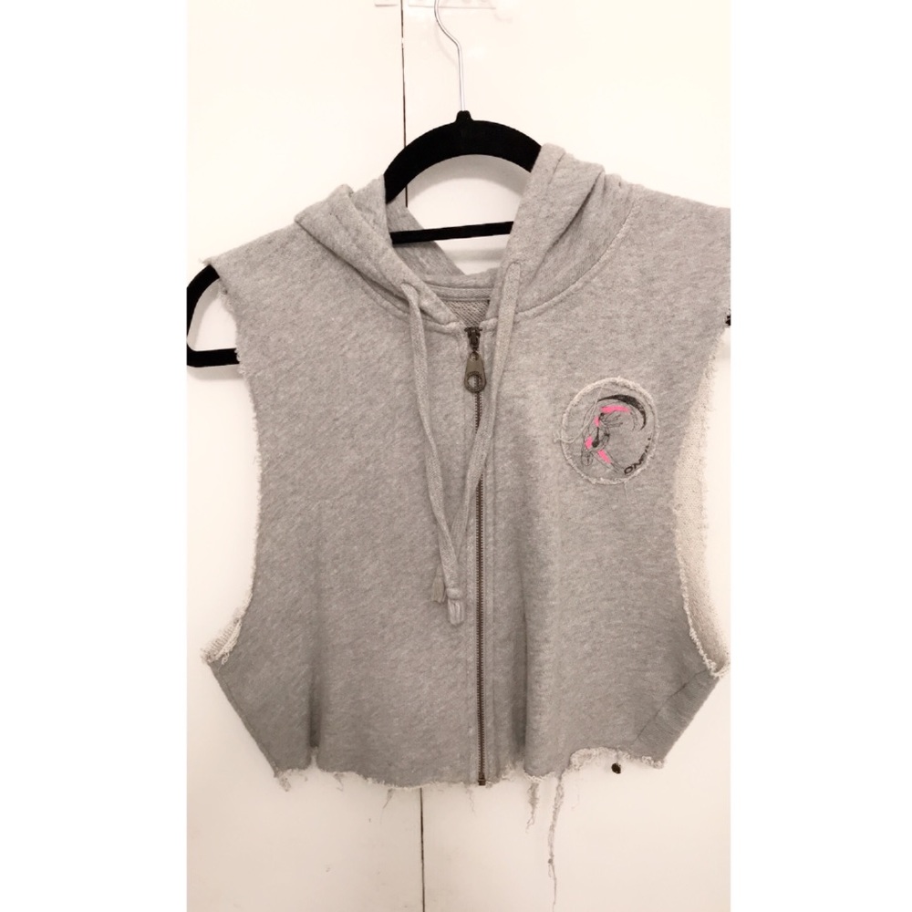 Hooded Crop Sweatshirt